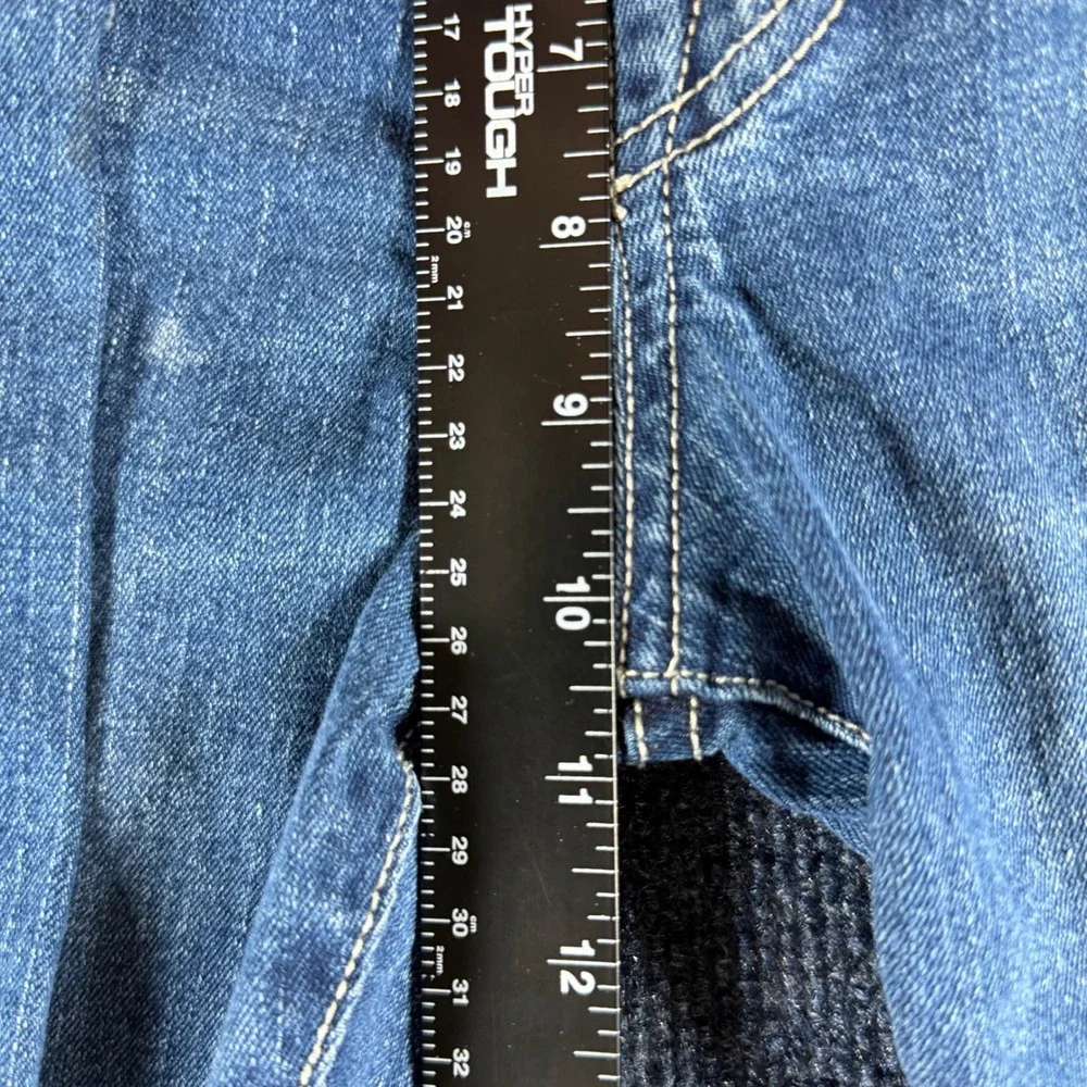 True Religion Ricky Relaxed Straight Jeans Mens 34x30 Blue Denim